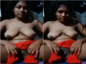 Today Exclusive – Village Girl Shows her Boobs and Pussy