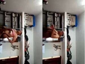 Today Exclusive -Bhabhi Changing Cloths Record In Hidden Cam