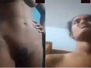 Today Exclusive -Desi Girl Shows her Boobs and Pussy