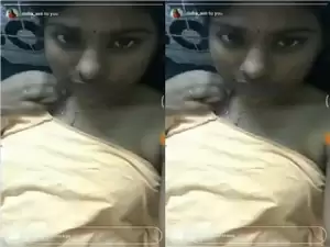 Today Exclusive -Cute Girl Shows her Boobs