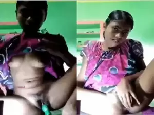 Today Exclusive – Desi Girl Shows her Boobs and Masturbating
