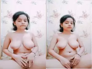 Today Exclusive -Desi Girl Shows Her Boobs and Pussy part 2