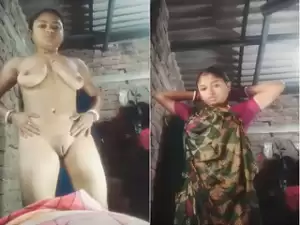 Today Exclusive- Village Bhabhi Shows Her Nude body
