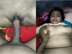 Today Exclusive-Sexy Boudi Boobs pressing and Fucked part 2