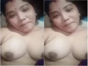 Today Exclusive-Sexy Boudi Shows Her nude body and Fucked Part 10