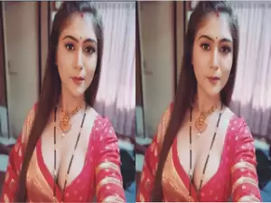 Today Exclusive- Hiral Radaliya Shows her Boobs Part 2