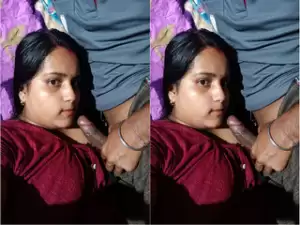 Today Exclusive- Hubby Cum On Wife Face