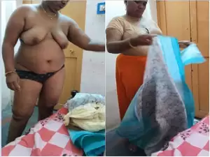 Today Exclusive-Desi Telugu Bhabhi Shows Her Nude Body part 2