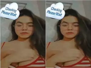 Today Exclusive-Horny Desi Girl Shows her Big boobs and Masturbating Part 3