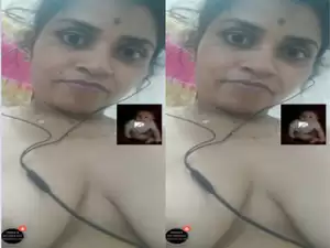 Today Exclusive- Desi Bhabhi Shows her Boobs and Pussy Masturbating Part 4