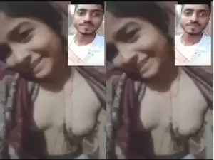 Today Exclusive- Cute Bangla Girl Shows her Boobs on VC