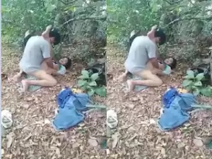 Today Exclusive- Desi Village Lover OutDoor Fucking