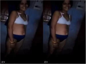Today Exclusive- Desi Bhabhi Shows her Pussy and Nude Dance Part 1