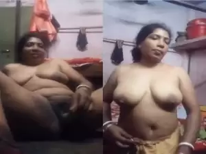 Today Exclusive- Horny Village Bhabhi Strip her Cloths and  Masturbating