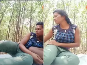 Today Exclusive- Desi Lover OutDoor Fucking