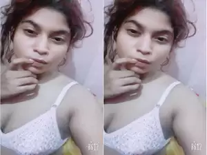 Today Exclusive- Cute Bangla Girl Shows her Boobs and Pussy part 6