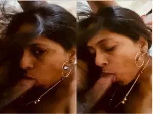 Today Exclusive-Sexy Bhabhi Blowjob and Fucked part 1