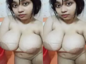 Today Exclusive- Super Horny Bangla Girl Shows Her Big Boobs and Masturbating Part 1