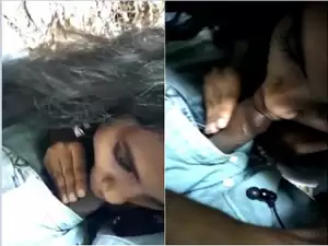 Today Exclusive- Cute Tamil Girl Sucking Lover Dick