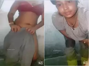 Today Exclusive-Cute Bangla Girl Shows her Boobs and Fucked Part 5