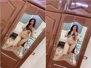 Today Exclusive-Cute Desi Girl Shows her Nude Body Part 2