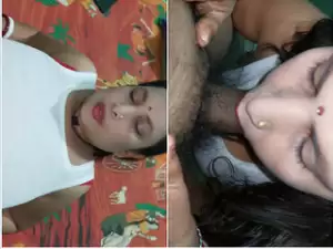 Today Exclusive-Desi Salu Bhabhi Blowjob and Fucked