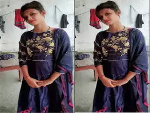 Today Exclusive- Cute Desi girl Shows Her Nude Body On VC