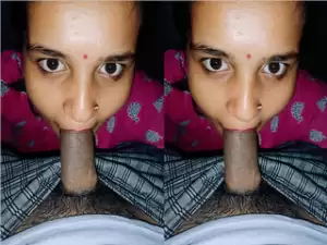 Today Exclusive- Desi Boudi Blowjob Part 2