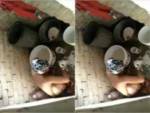 Today Exclusive-Desi Bhabhi bathing Record In Hidden Cam