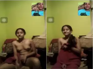 Today Exclusive-Hot Desi Girl Shows Her Nude Body On VC