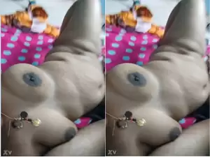 Today Exclusive- Desi Telugu Wife Nude Video Capture By Hubby