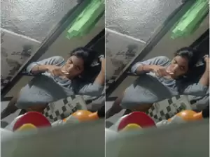 Today Exclusive- Cute Desi girl bathing Capture part 3
