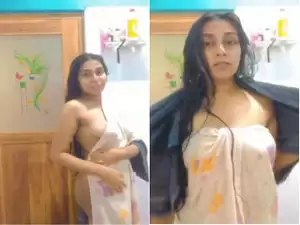 Today Exclusive-Cute Gil Shows Her Boobs part 2