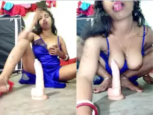 Today Exclusive – Puja Boudi Enjoy With Dildo part 1