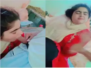 Today Exclusive -Shy Desi girl Blowjob