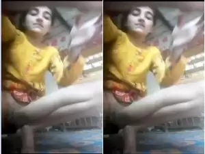 Today Exclusive- Desi girl Masturbating
