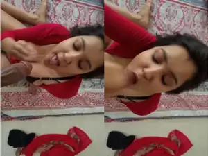 Today Exclusive- Sexy Desi Girl Blowjob and Fucked Part 2