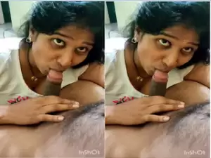 Today Exclusive- Sexy Desi Wife Blowjob