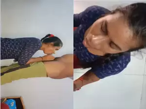 Today Exclusive-Sexy Desi Girl Blowjob and Fucked Part 1