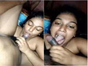 Today Exclusive-Lankan Wife Blowjob