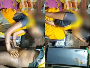 Today Exclusive-Desi Bhabhi Blowjob and Fucked Part 2