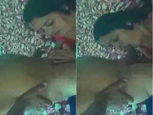 Today Exclusive- Desi Wife Blowjob and Fucked Part 1