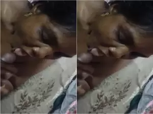 Today Exclusive-Desi Bhabhi Blowjob and Masturbating Part 2