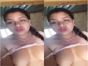 Today Exclusive-Horny Village Girl Shows Her Nude Body