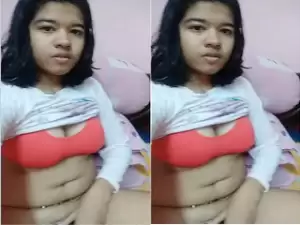 Today Exclusive- Cute Assamies Girl Shows Her Boobs and Wet Pussy part 3