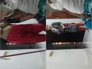 Today Exclusive-Desi Bhabhi Give handjob