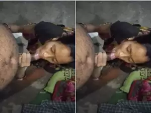 Today Exclusive- Desi Village Bhabhi Sucking Hubby Dick