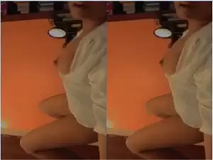 Today Exclusive-Cute Bangla Girl Shows Her Ass and Boobs Part 2