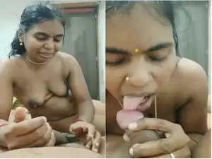 Today Exclusive-Sexy Tamil girl Blowjob