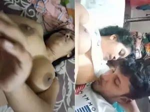 Today Exclusive-Desi Bangla Wife Boobs Sucking and Fucked